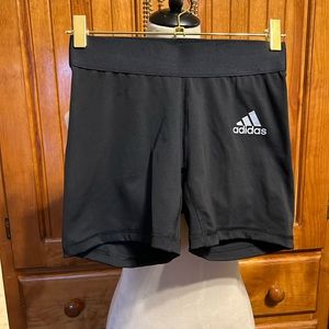 Adidas black sports shorts